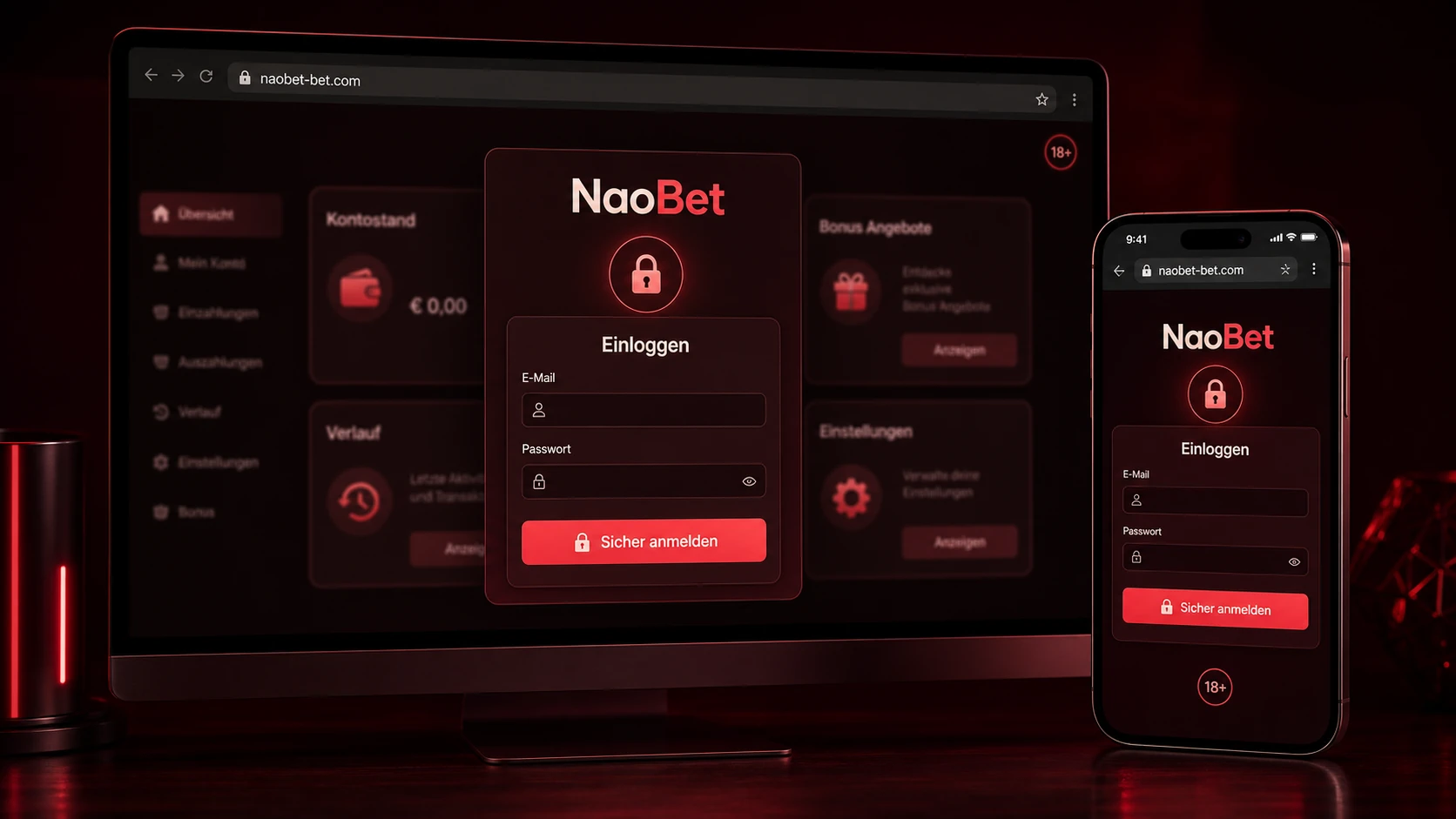 So funktioniert der NaoBet Login