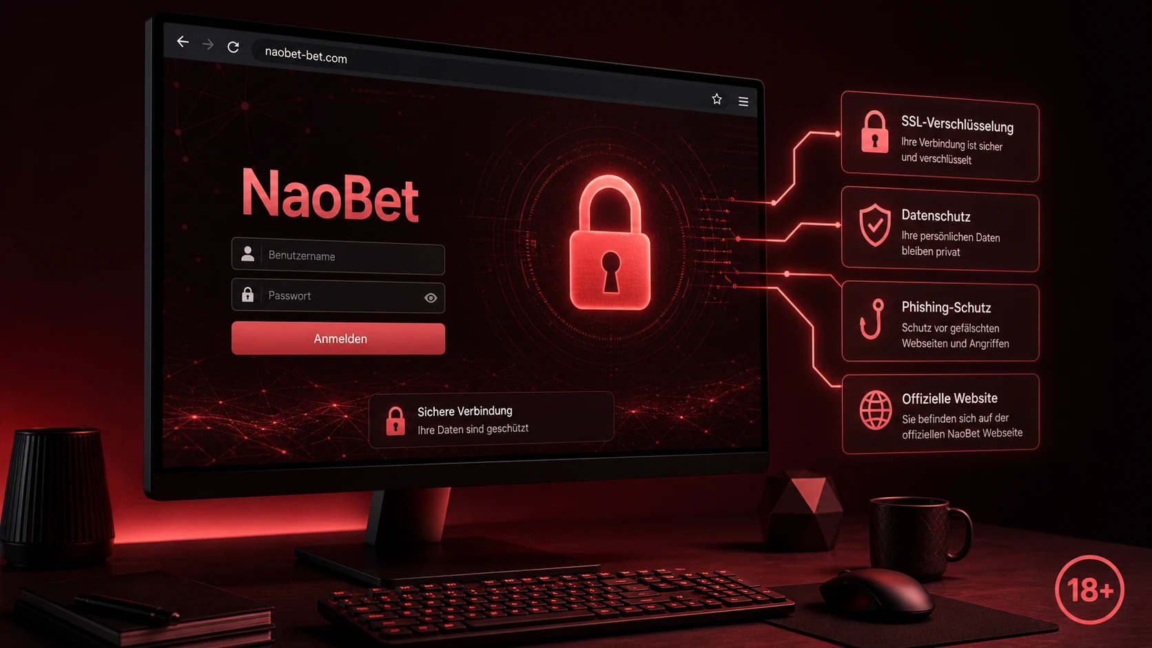 Sicherheit beim NaoBet Login