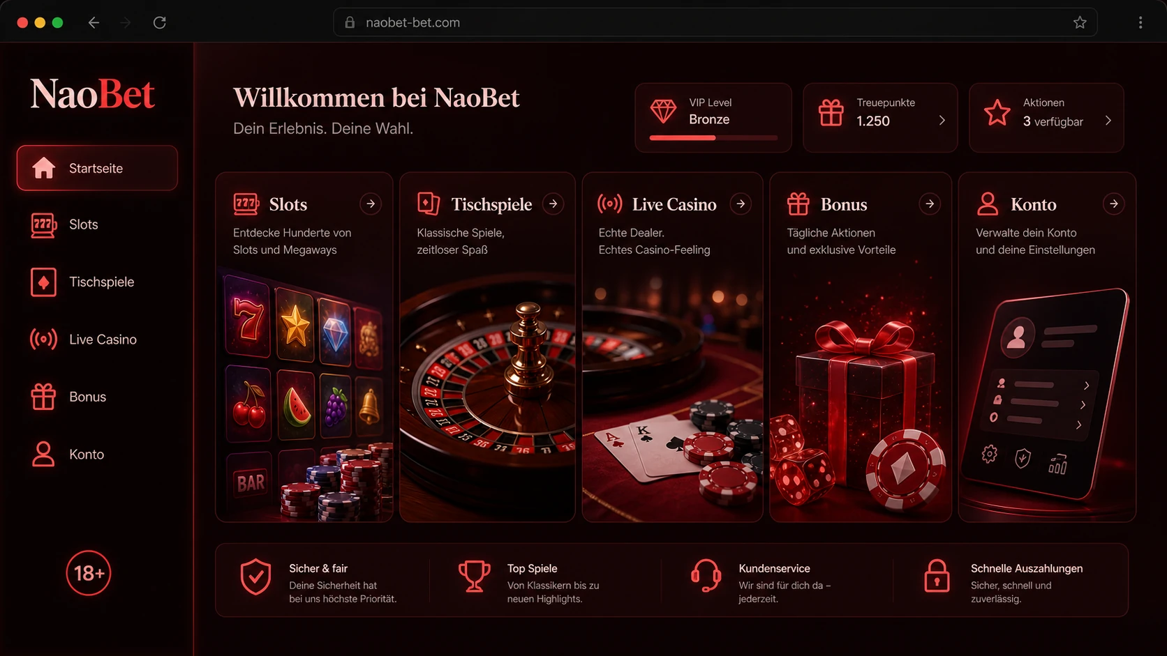 Was bietet das NaoBet Online Casino?